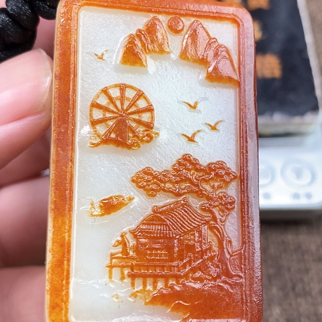 和田玉挂件未镶嵌