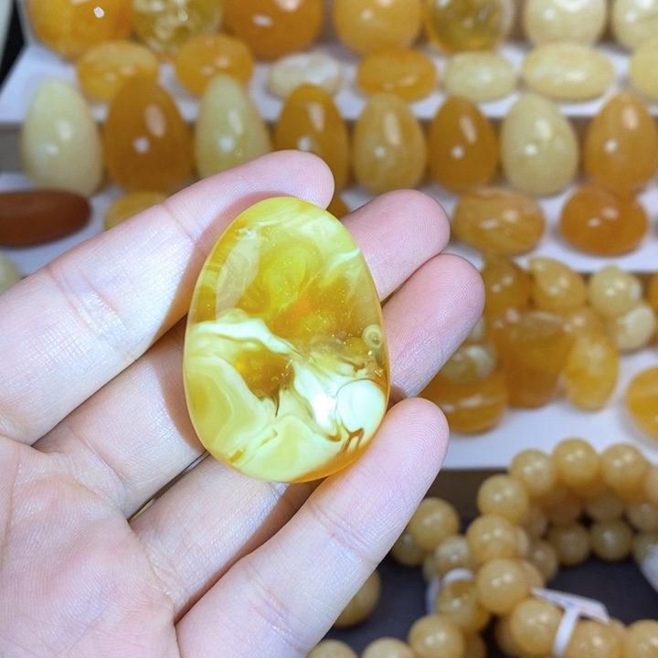 手链琥珀未镶嵌天然无优化琥珀蜜蜡
