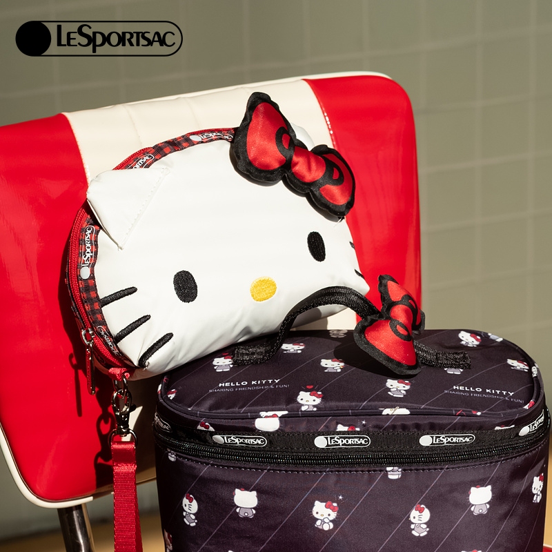 【商场同款】LeSportsac乐播诗HELLOKITTY联名凯蒂猫手拿包化妆L270