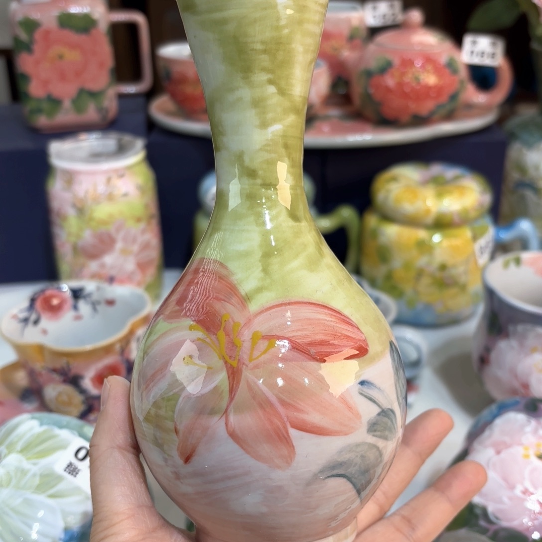 景德镇手绘高温釉下彩陶瓷茶具
