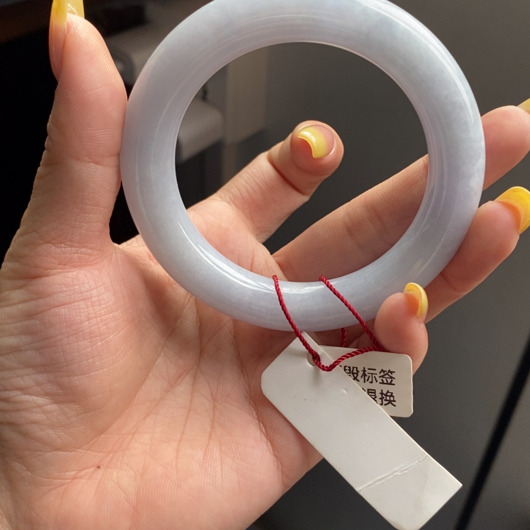 翡翠未镶嵌手镯56口