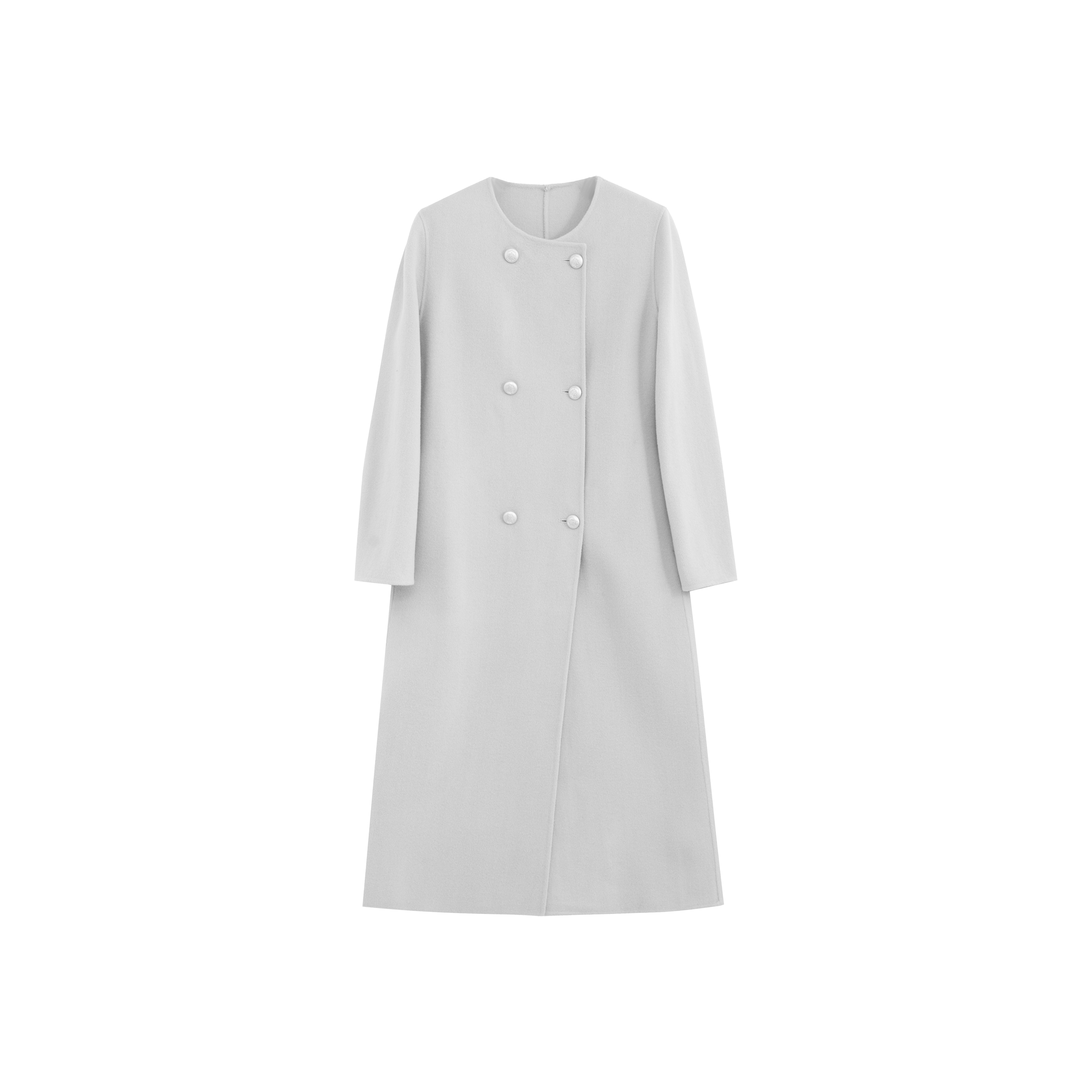 【小余专属】她翼冬季毛呢料外套女士中长款双面呢气质ET9245353879