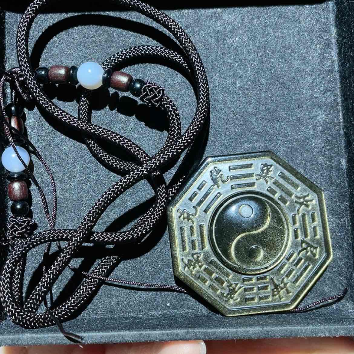 【闪购商品】未镶嵌黑曜岩吊坠(不含链)剧**地