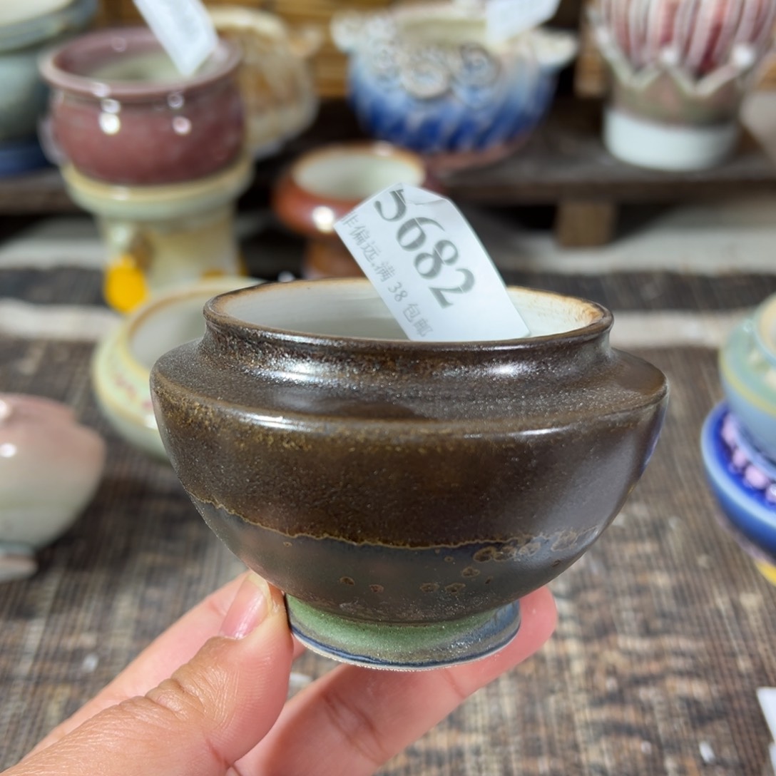 红陶景德镇手工花盆