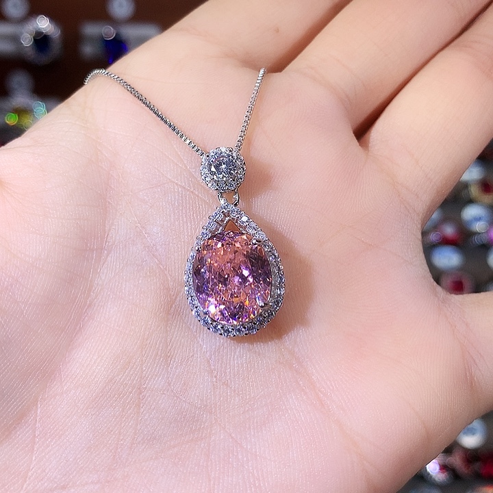 吊坠925银帕帕粉色日出吊坠