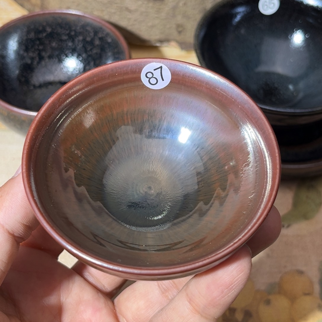 茶盏义兴龙窑坚持真柴烧