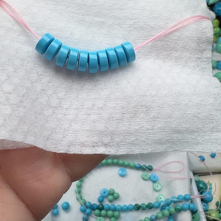 尺寸：8/3➕蓝直切隔片（10颗）