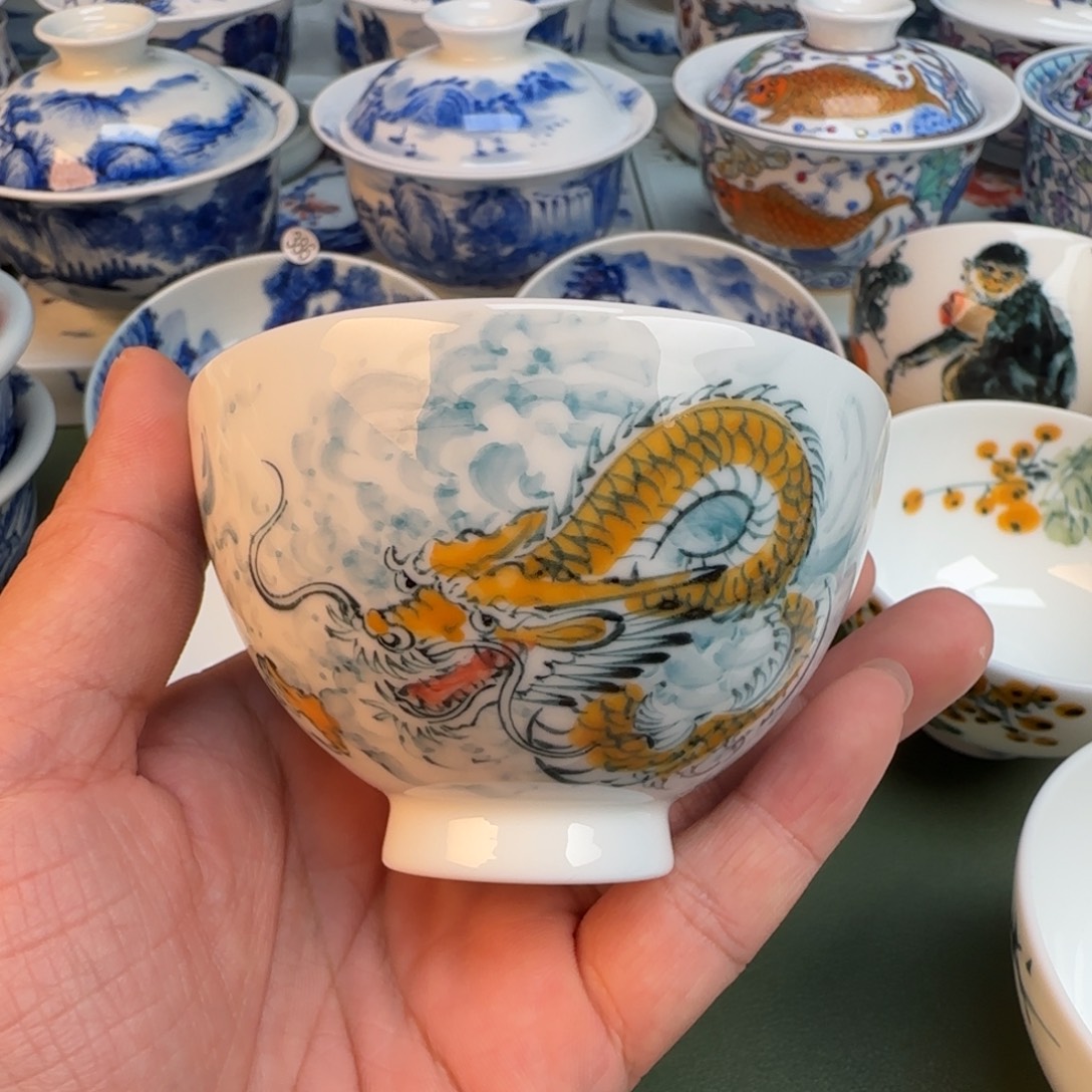 陶纯手工纯手绘茶具393