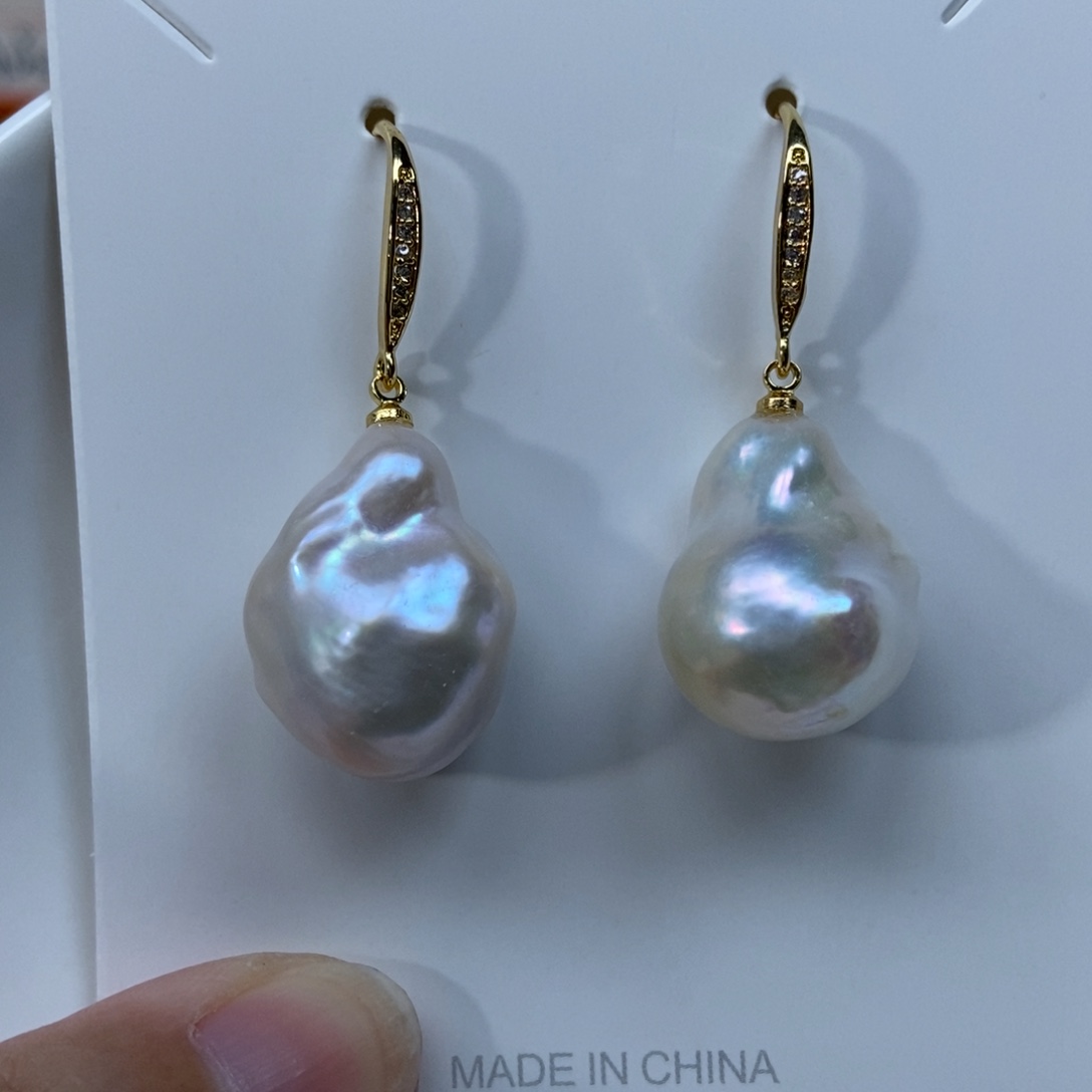 淡水珍珠耳环合金特价462