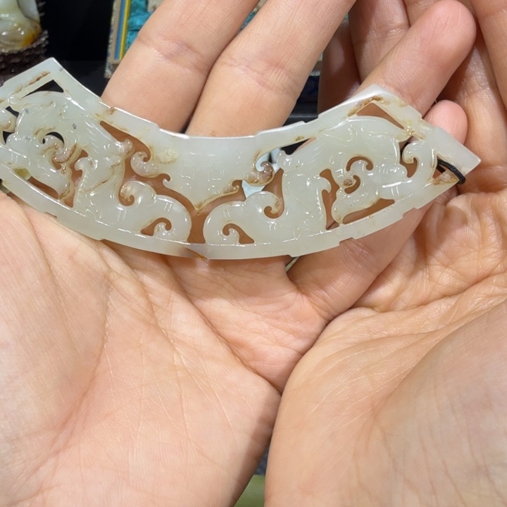 妙***)和田玉未镶嵌挂件