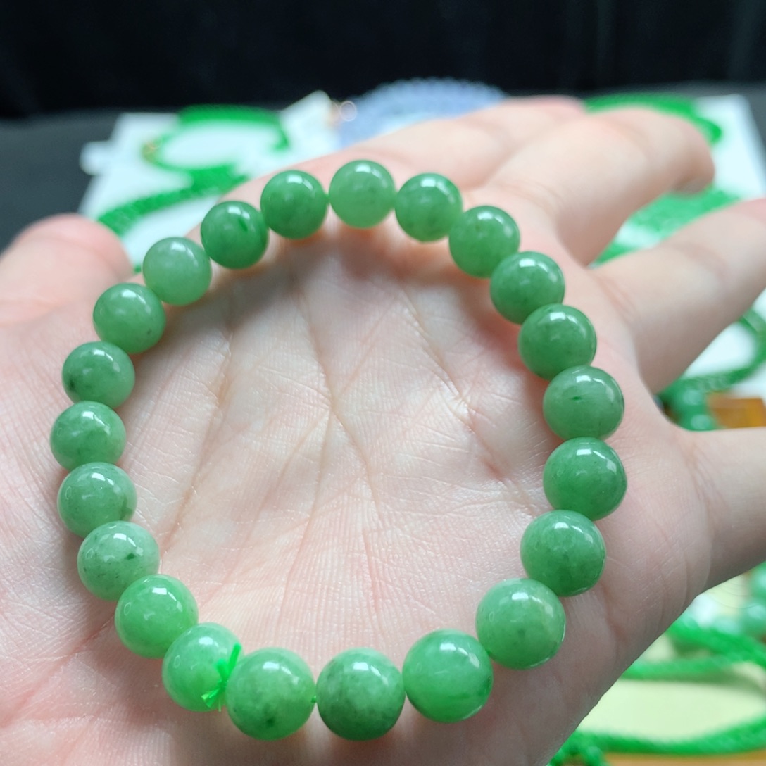 翡翠未镶嵌手链翡翠