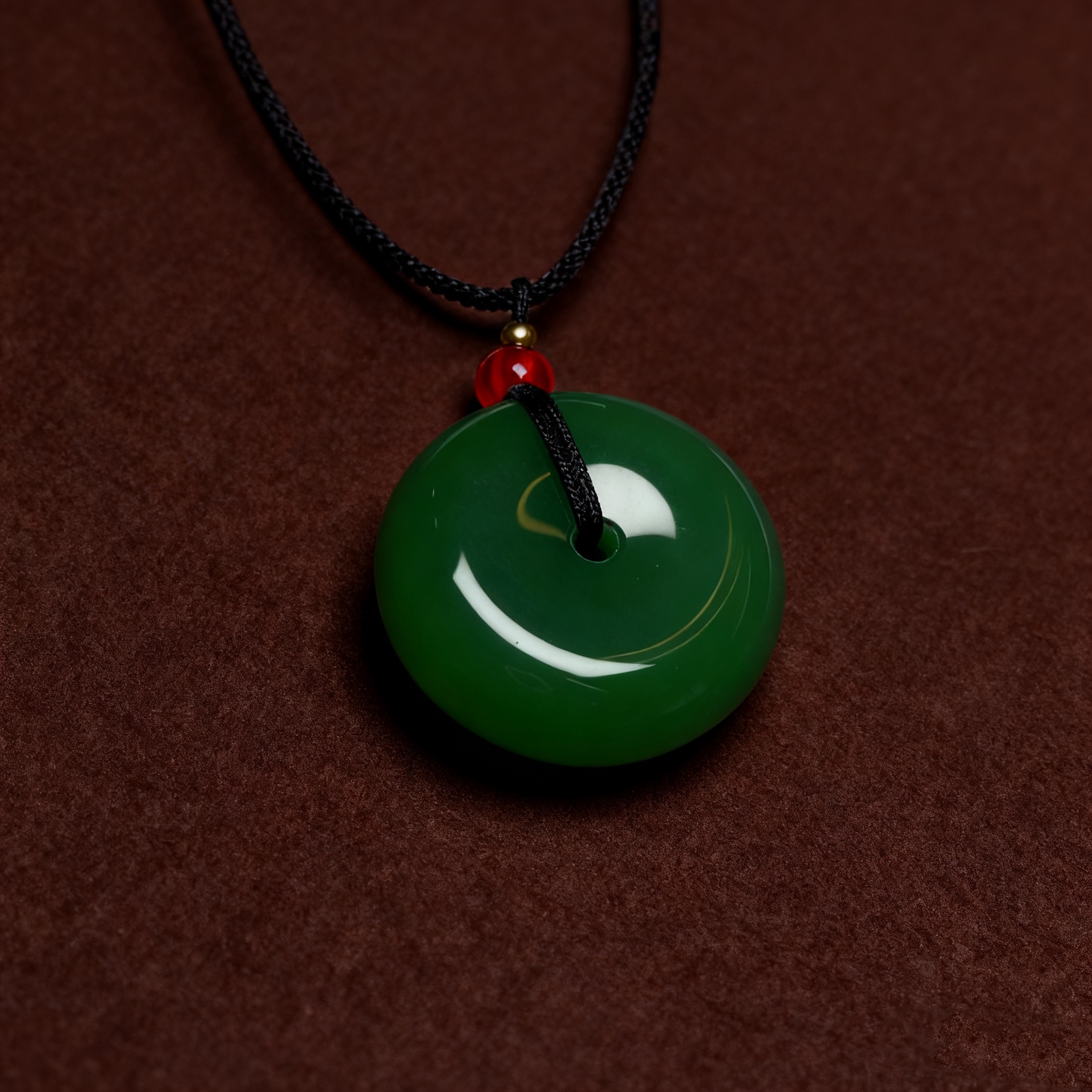 非金属珐琅吊坠 K02安扣吊坠项链（无礼盒）