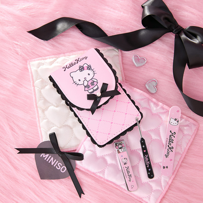 Hello Kitty闪闪派对联名系列修甲套装3件套&名创优品