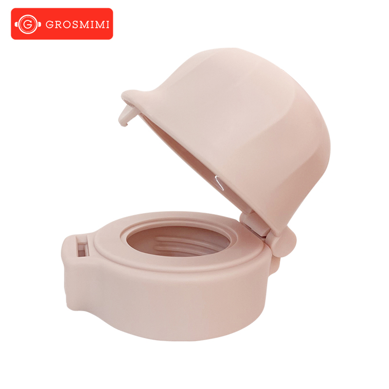 韩国进口GROSMIMI替换吸管杯配件奶瓶配件一体杯盖