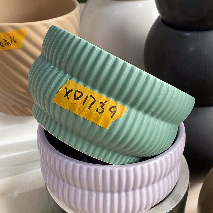 陶摆件陶盆有孔 瑕疵介意勿拍