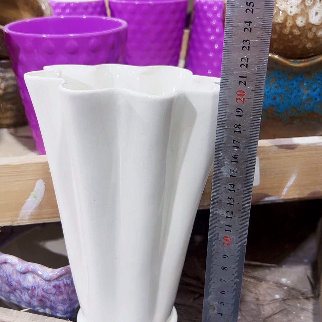 无孔孔，外贸尾单陶瓷花盆凑单10米包邮