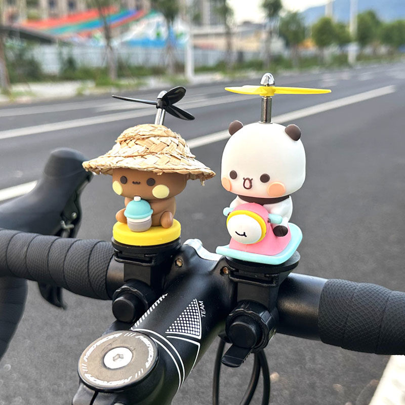 【2267人好评】一二布布电动车小黄鸭公路自行车车载摆件摩托车可爱