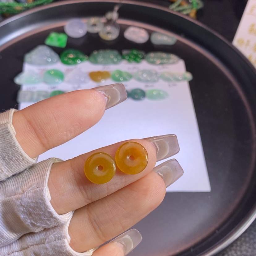 【闪购商品】翡翠挂件未镶嵌扣