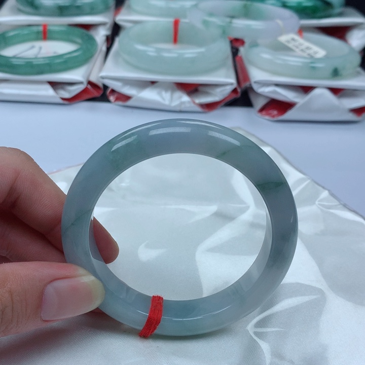 未镶嵌手镯翡翠57圈