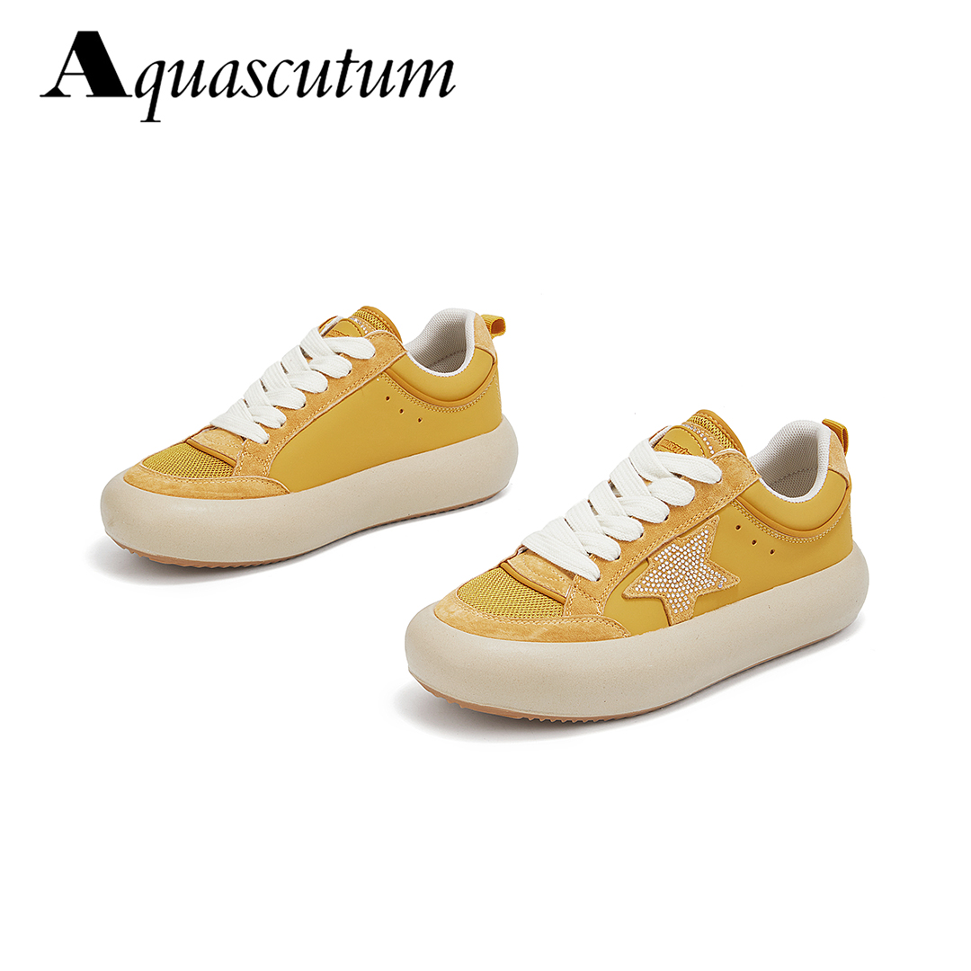 【轻歌 whispers】雅格狮丹厚底增高百搭休闲鞋2025新板鞋AS0243470