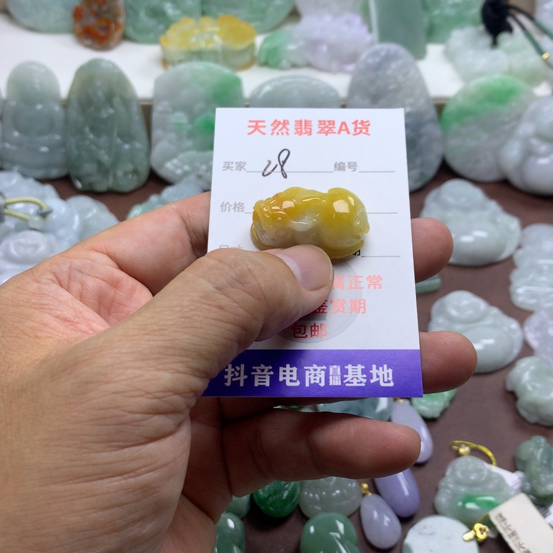 颈饰未镶嵌翡翠缅甸A货翡翠