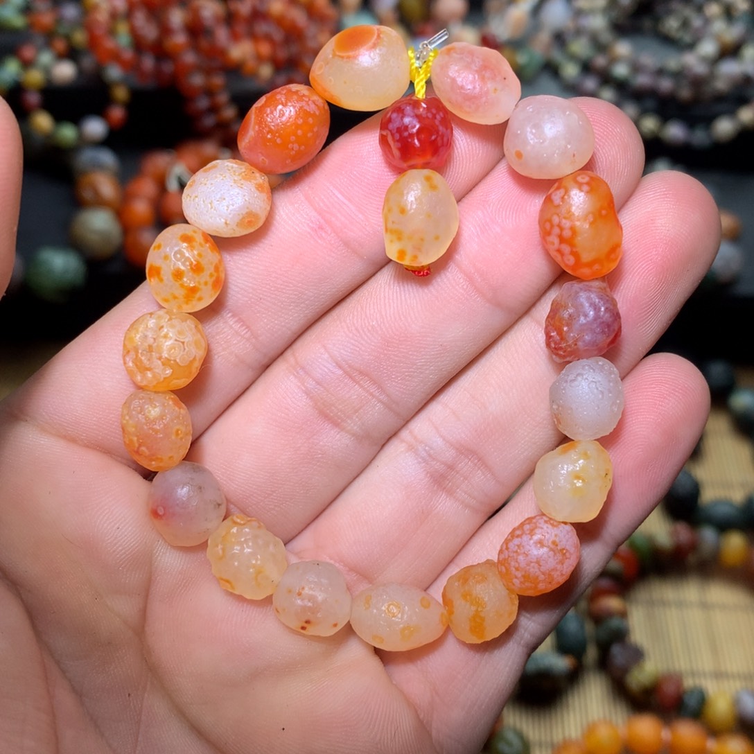 玛瑙/玉髓未镶嵌手链