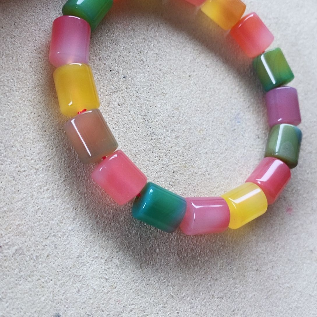 玛瑙手饰未镶嵌盐源067