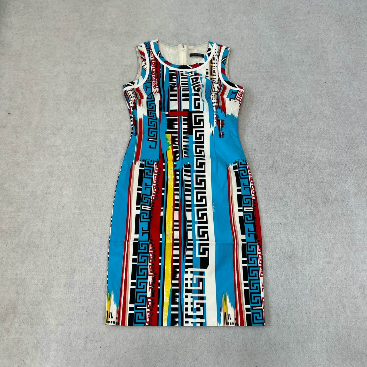 99新 Alexander McQueen/亚历山大·麦昆 范思哲 彩色连衣裙