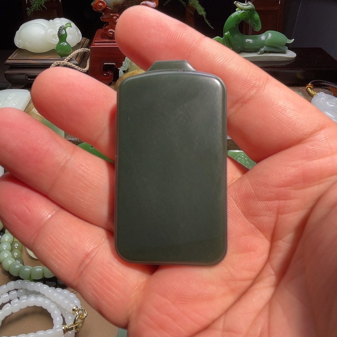 和田玉（青玉）未镶嵌挂件