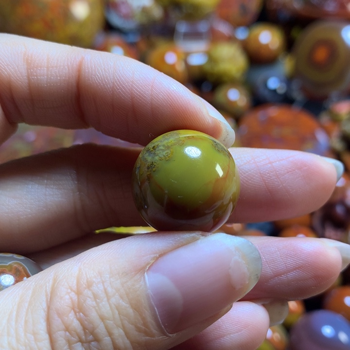 玛瑙/玉髓战国红单珠未镶嵌