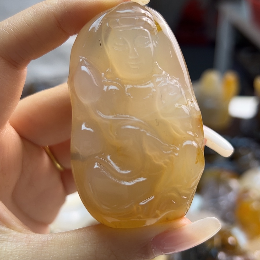 玛瑙/玉髓未镶嵌吊坠(不含链)