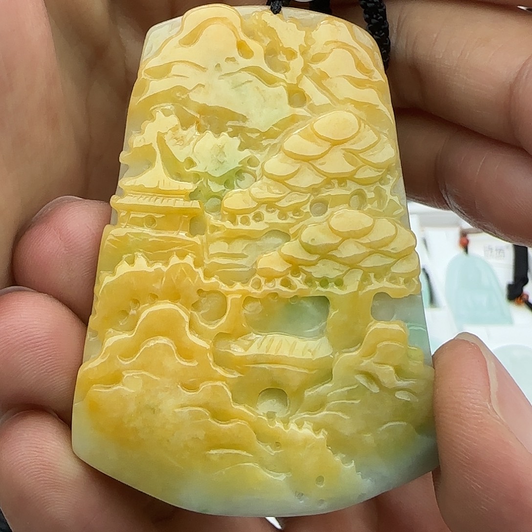 颈饰未镶嵌翡翠翡翠