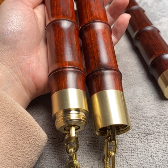 大果紫檀（缅甸花梨）竹节双棍