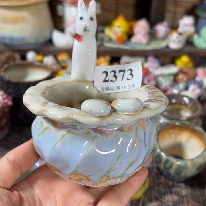 活动价满30包邮景德镇手工花盆