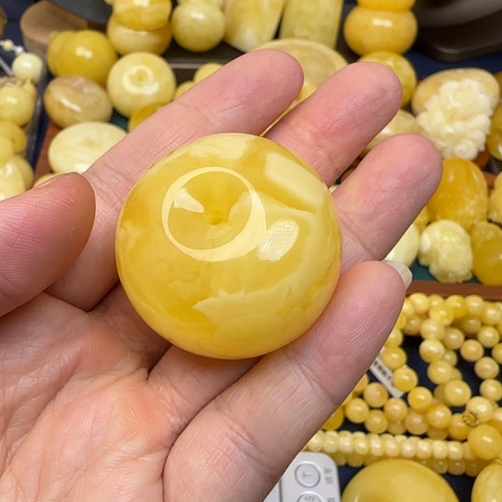 蜜蜡颈饰未镶嵌天然蜜蜡