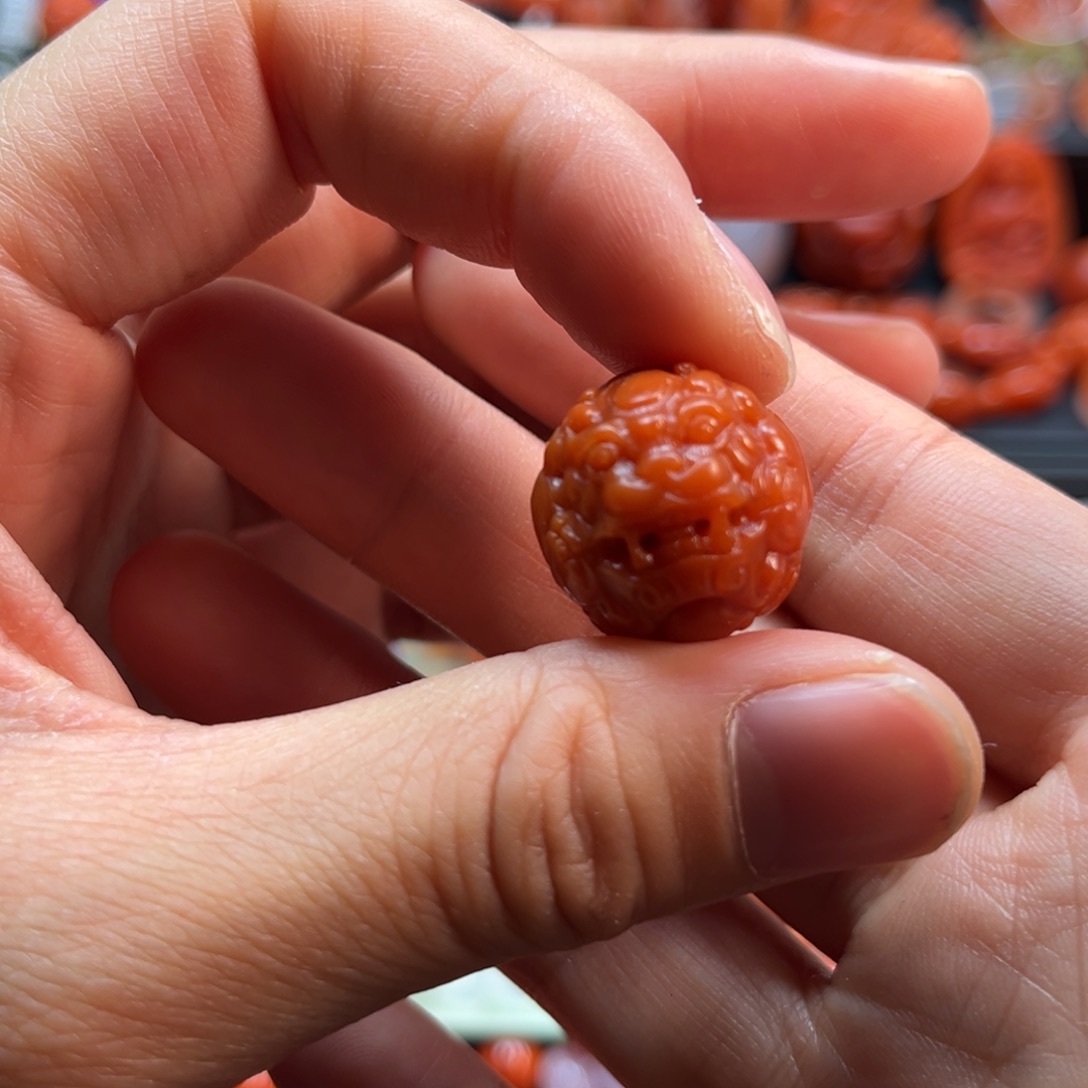 南红玛瑙配饰18.5未镶嵌