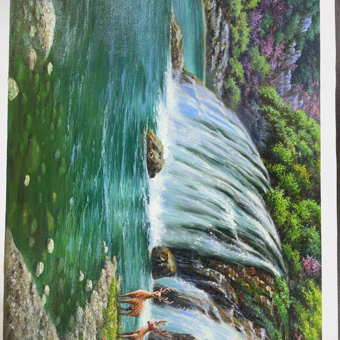 油画加油加油努力加油加油