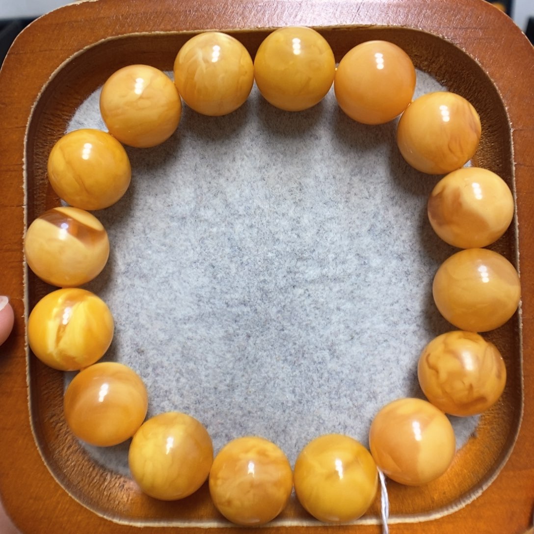 蜜蜡手串未镶嵌蜜蜡手串