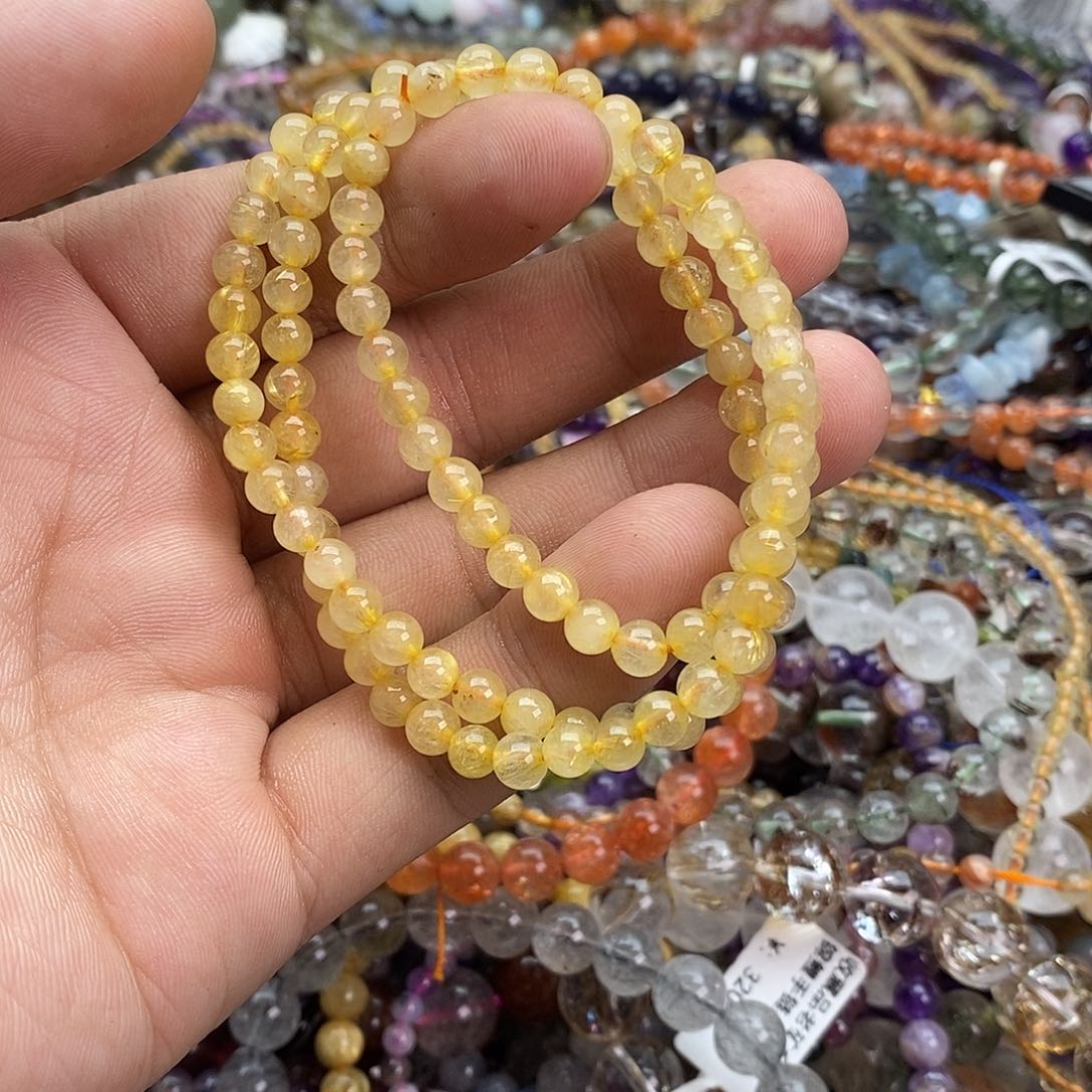 水晶手链未镶嵌手链