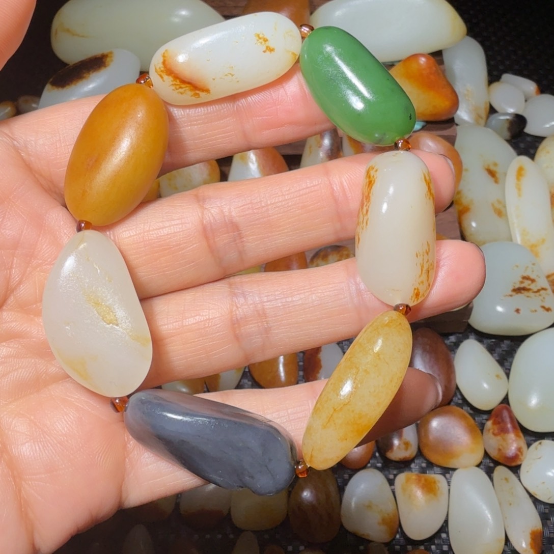 和田玉套链未镶嵌