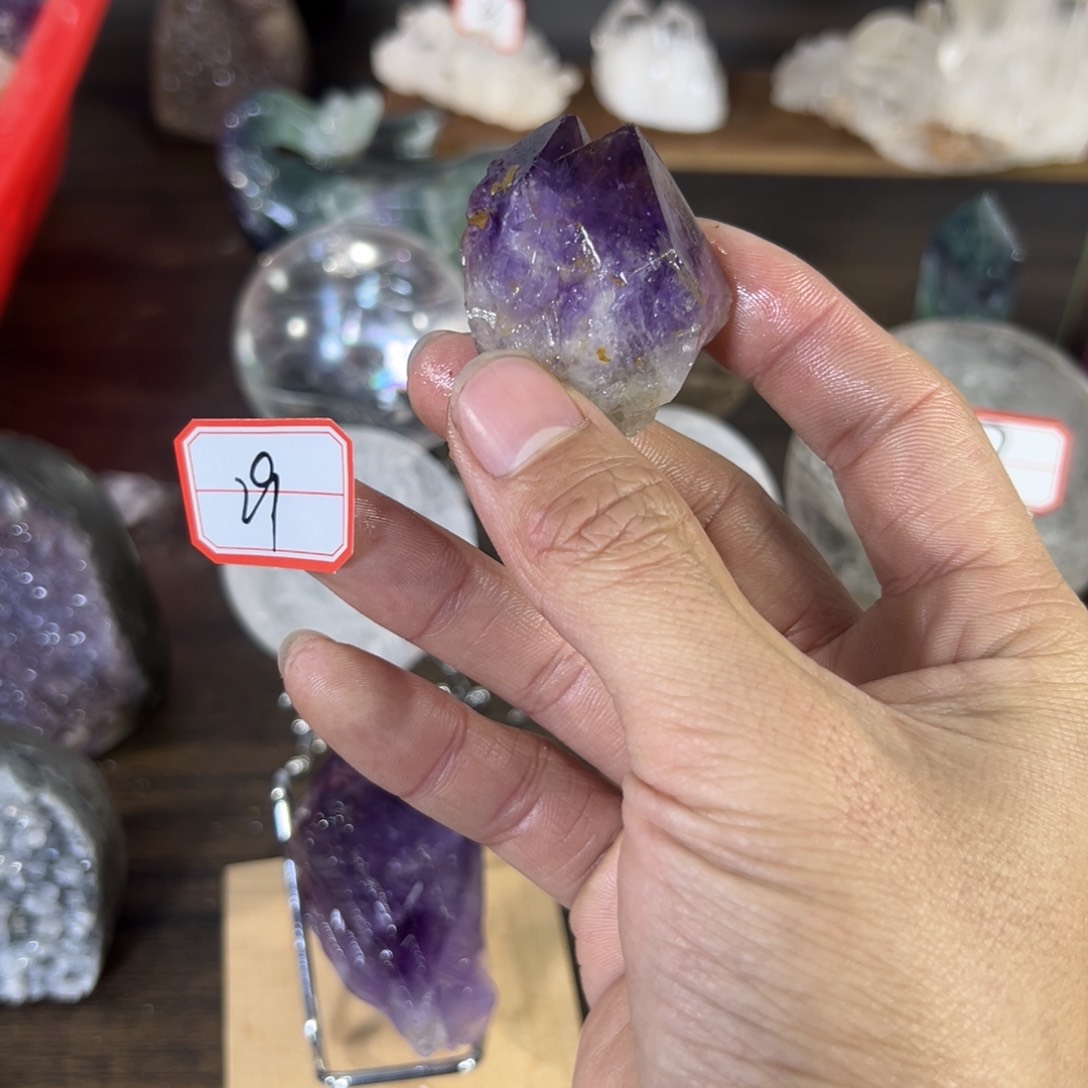 水晶天然水晶，默认微瑕未镶嵌