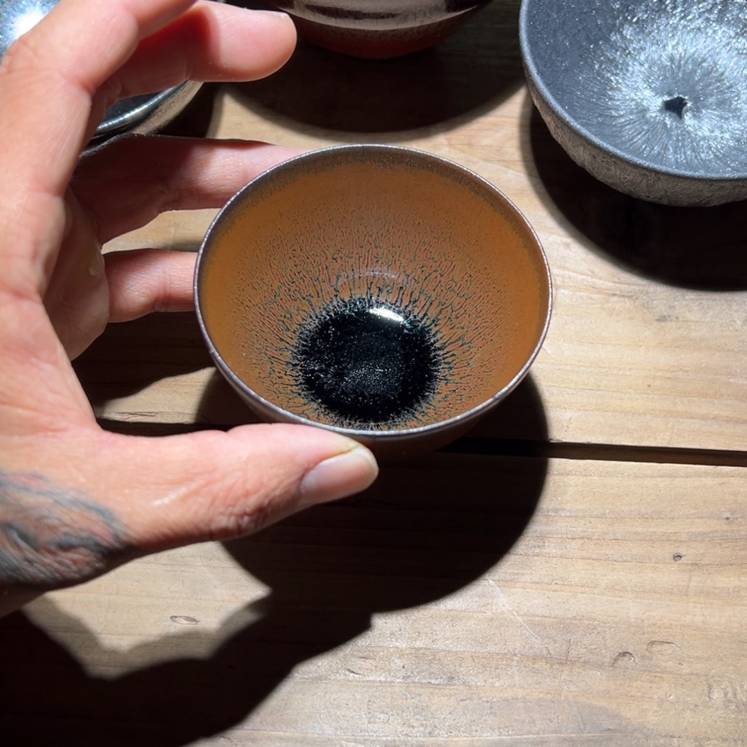 茶盏老木头柴烧建盏精选8