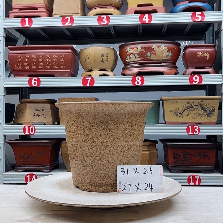 紫砂花盆紫砂花盆