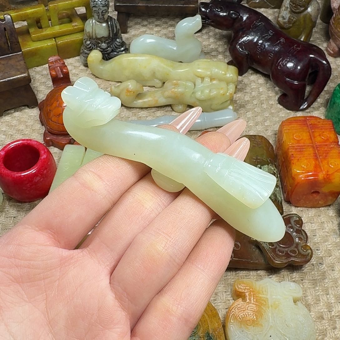 白玉菩提吊坠挂件