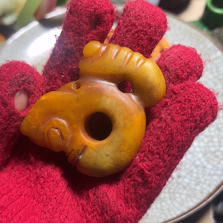 紫金钵盂菩提把件