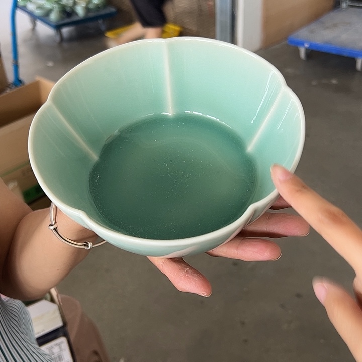 龙泉云间青瓷小米茶器