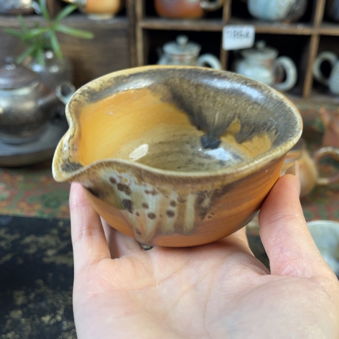 杯陳***柴烧茶器公道杯