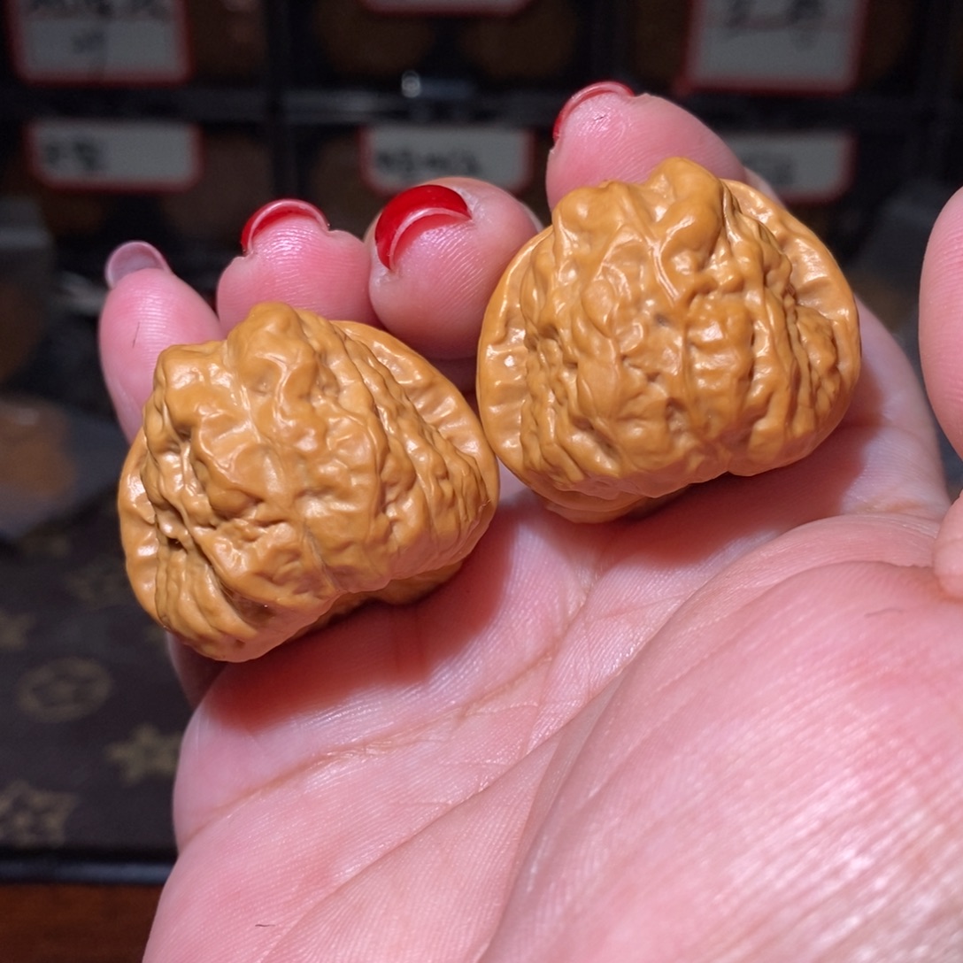文玩核桃把件33蛤蟆头