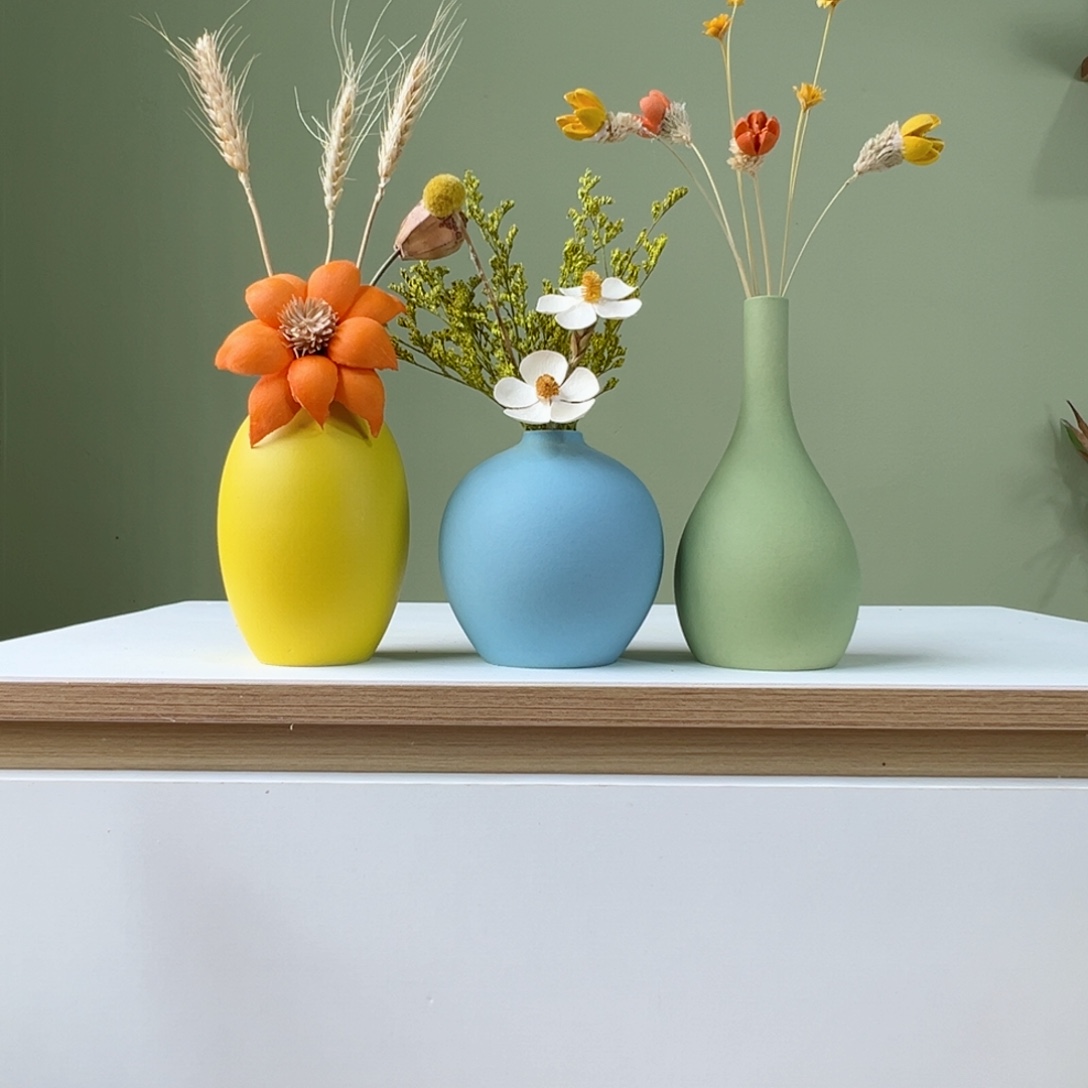 摆件花瓶带花高度20-30厘米左右