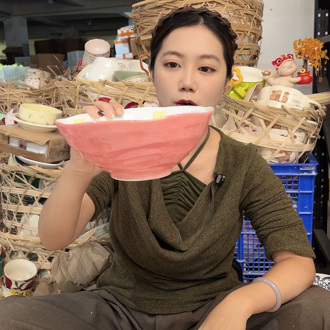 摆件潮州陶瓷餐具源头厂家颜色随机